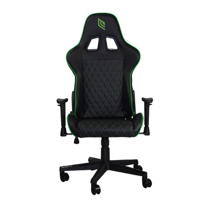 Poltrona Gaming Noua Kui K7 Testa E Cuscino Black/Green