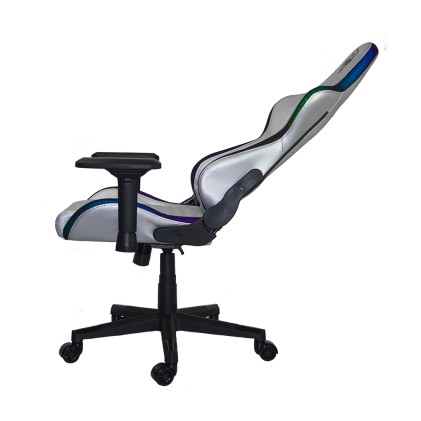 Poltrona Gaming Noua Mao M9S0 Rgb Poggia Testa E Cuscino Silver