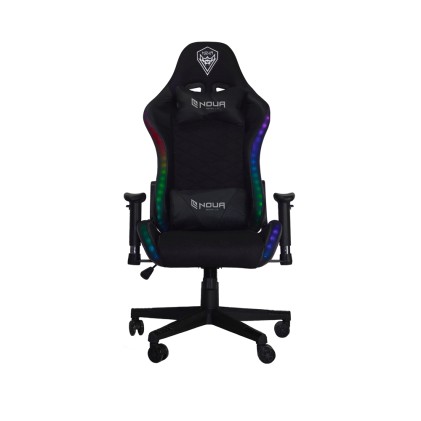Poltrona Gaming Noua Mao M5K0 Rgb Poggiatesta E Cuscino Black/Rgb