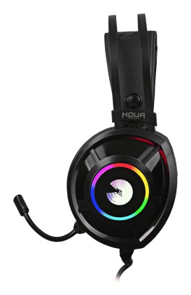 Cuffia C/Microfono Usb Noua 7.1 Echo Rgb Rainbow Black