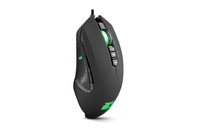 NOX Hunter BGH Mouse ottico 3200 DPI Black