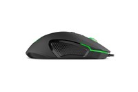 NOX Hunter BGH Mouse ottico 3200 DPI Black