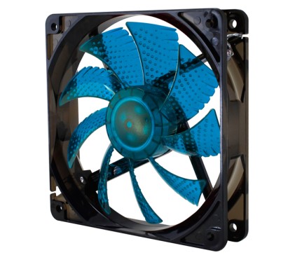 NOX Coolfan 120 LED Case per computer Ventilatore 12 cm Nero, Blu