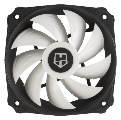 NOX H-212 Processore Refrigeratore 12 cm Alluminio, Nero, Bianco 1 pz