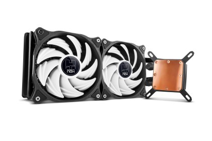 NOX H-240CL Processore Raffreddatore di liquidi tutto in uno 12 cm Nero, Bianco