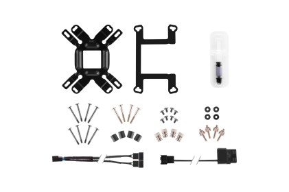 NOX H-240CL Processore Raffreddatore di liquidi tutto in uno 12 cm Nero, Bianco