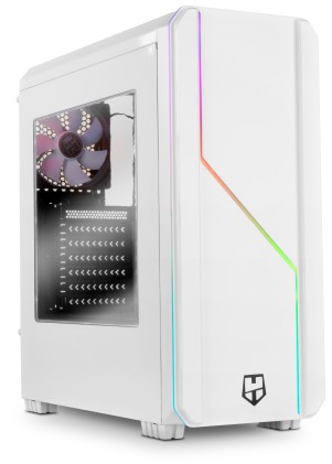 NOX Hummer MC Pro Midi Tower Bianco