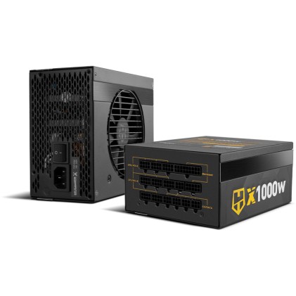 NOX HUMMER X 1000W PLUS GOLD alimentatore per computer 24-pin ATX Nero