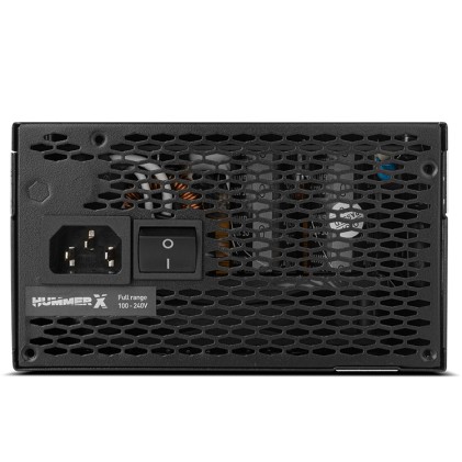 NOX HUMMER X 1000W PLUS GOLD alimentatore per computer 24-pin ATX Nero
