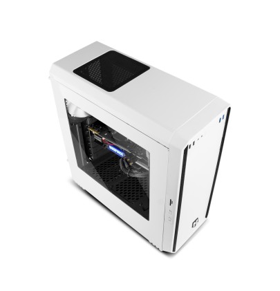 NOX NXHUMMERZSZ computer case Midi Tower Bianco