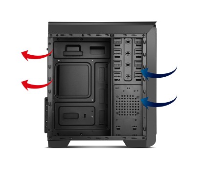 NOX Modus Midi Tower Nero