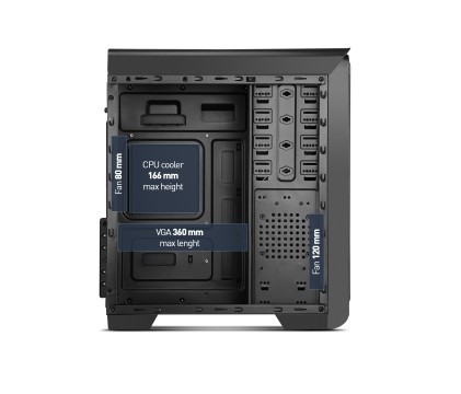 NOX Modus Midi Tower Nero