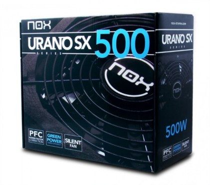 NOX Urano SX alimentatore per computer 500 W 20+4 pin ATX ATX Nero