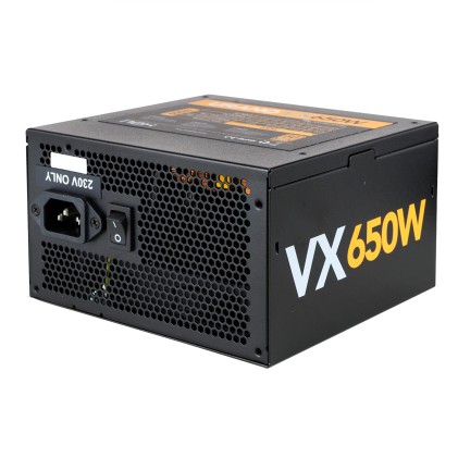 NOX Urano VX Bronze Edition alimentatore per computer 650 W 20+4 pin ATX ATX Nero, Arancione
