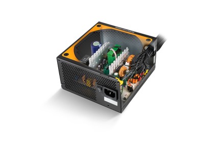 NOX Urano VX Bronze Edition alimentatore per computer 750 W 20+4 pin ATX ATX Nero, Arancione