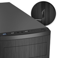 Nox Virtus Case Micro ATX Mini Tower USB 3.0 - Black