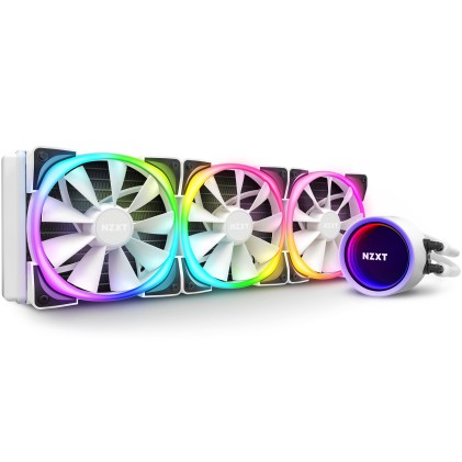 NZXT Kraken X73 RGB Processore 12 cm Bianco