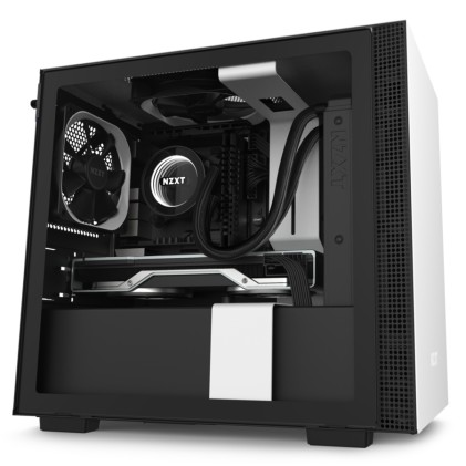 Nzxt Gaming Case H210 Mini Itx Nero/Bianco - 2*120 Aer F