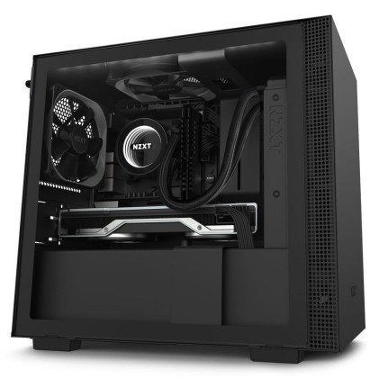 NZXT H210i Matte Black Mini Tower Nero