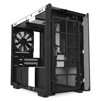 Nzxt Case H210I Mid Tower Atx Matte White, Window, 2 Slot Espansione 2,5/3,5, 2X120 Fan Front, 1X120 Fan Rear