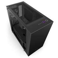 Nzxt Case H400I Micro-Atx, Mini-Itx, Matte Black, Window, 4 Slot Exp. 2,5/3,5, 2X Usb 3.1, 1Xaudio/Mic, 2X140 Fan Front, 1X120 Fan Rear, Cam Compatibility With Rgb Controller