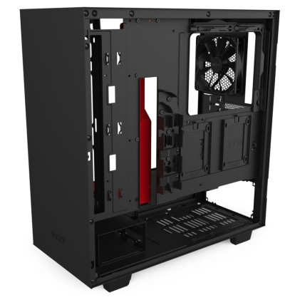 NZXT H510 Midi Tower Nero, Rosso