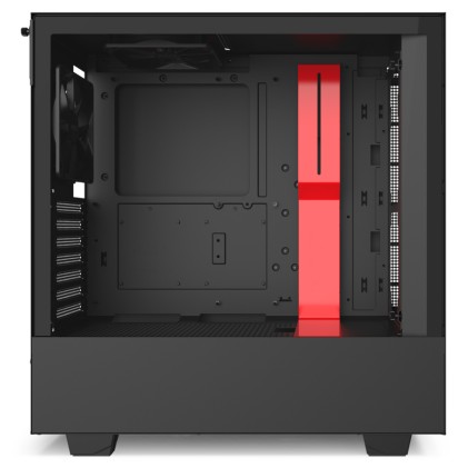 NZXT H510 Midi Tower Nero, Rosso