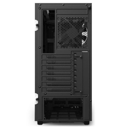 Nzxt Case H510 Mid Tower Atx Matte White, Window, 7 Slot Espansione 2,5/3,5, 2X120 Fan Front, 1X120 Fan Top, 1X120 Fan Rear