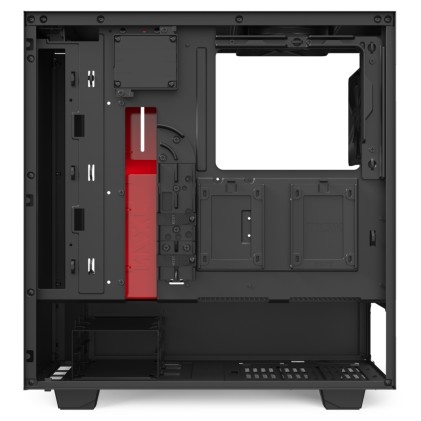 NZXT H510i Midi Tower Nero, Rosso
