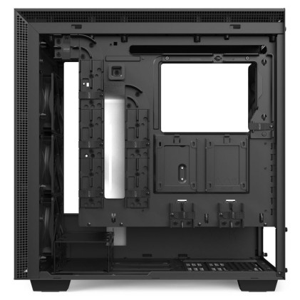 Nzxt Case H710 Mid Tower Atx Matte White, Window, 7 Slot Espansione 2,5/3,5, 2X140 Fan Front, 3X120 Fan Top, 1X120 Fan Rear
