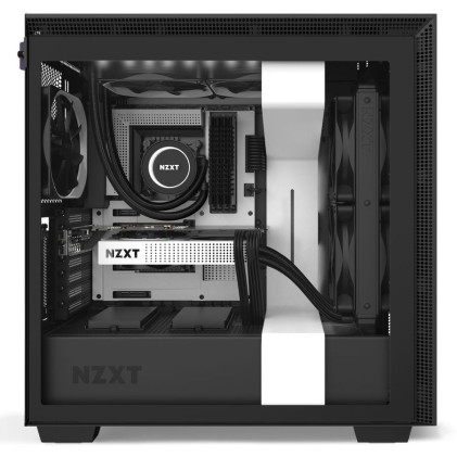Nzxt Case H710I Mid Tower Atx Matte White, Window, 7 Slot Espansione 2,5/3,5, 3X120 Fan Front, 3X120 Fan Top, 1X120 Fan Rear