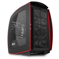 NZXT GAMING CASE MINI ITX MANTA MATTE BLACK + RED CA-MANTW-M2