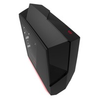 NZXT GAMING CASE NOCTIS 450 MATTE BLACK/RED LED MID TOWER CA-N450W-M1