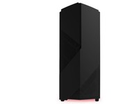 NZXT GAMING CASE NOCTIS 450 MATTE BLACK/RED LED MID TOWER CA-N450W-M1