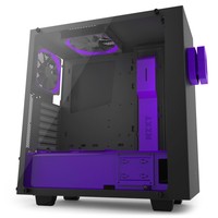 Case Big NZXT S340 Elite Nero, Porpora