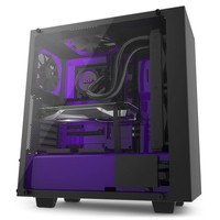 Case Big NZXT S340 Elite Nero, Porpora