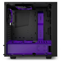 Case Big NZXT S340 Elite Nero, Porpora