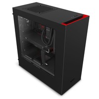 NZXT GAMING CASE SOURCE 340 BLACK + RED MID TOWER CA-S340MB-GR