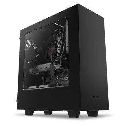 NZXT GAMING CASE SOURCE 340 BLACK MID TOWER CA-S340W-B1