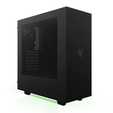 NZXT GAMING CASE S340 SPECIAL ED. BLACK/GREEN MID TOWER CA-S340W-TH
