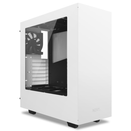 NZXT GAMING CASE SOURCE 340 WHITE MID TOWER CA-S340W-W1