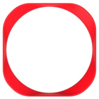 Ventola Case NZXT Aer, Trim Rahmen - 140mm, red