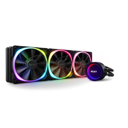 NZXT water cooling Kraken X73 RGB 360MM Illuminated fans amd pump