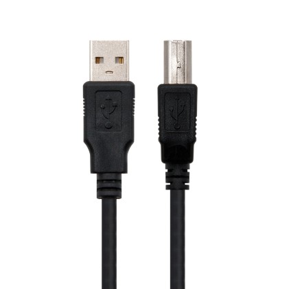Nanocable 10.01.0102-BK cavo USB 1 m USB 2.0 USB A USB B Nero