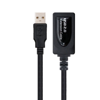 Nanocable 10.01.0211 cavo USB 5 m USB 2.0 USB A Nero