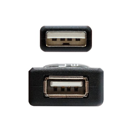 Nanocable 10.01.0211 cavo USB 5 m USB 2.0 USB A Nero