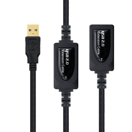 Nanocable 10.01.0212 cavo USB 10 m USB 2.0 USB A Nero