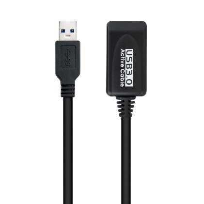 Nanocable 10.01.0311 cavo USB 5 m USB 3.2 Gen 1 (3.1 Gen 1) USB A Nero