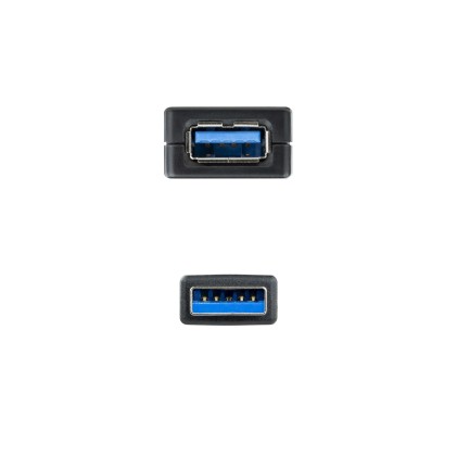 Nanocable 10.01.0311 cavo USB 5 m USB 3.2 Gen 1 (3.1 Gen 1) USB A Nero