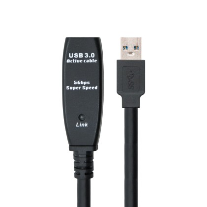 Nanocable 10.01.0312 cavo USB 10 m USB 3.2 Gen 1 (3.1 Gen 1) USB A Nero